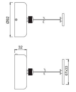 Душевой уголок AvaCan HB 120x120 см чёрный